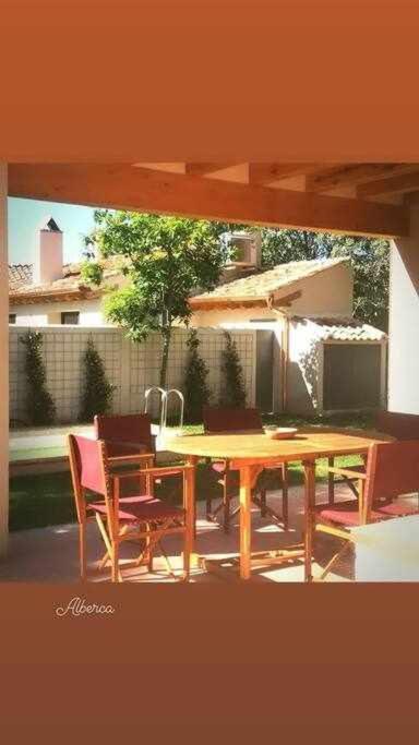 La Alberca Casa Con Jardin Y Piscina Villa Tenzuela Bagian luar foto